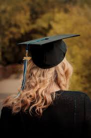 Silhouettes of students with graduate caps in a row on sunset background. 20 Best Free Graduation Pictures On Unsplash