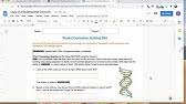 Biology cp study guide (dna, rna, & protein synthesis) answer key. Building Dna Getting Started With The Gizmo Youtube
