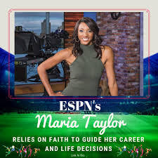Last modified july 20, 2021. Espn S Maria Taylor Relies On Faith To Guide Her Career And Life Decisions Maria Taylor Life Decisions Maria