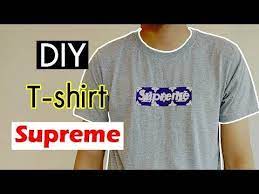 เพ นท เส อ ลาย supreme diy เส อย ด diy