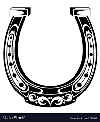 Horseshoe Vector Image On Vectorstock Horse Shoe Tattoo Horse Shoe Drawing Horseshoe