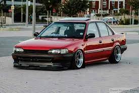 Love The Black Bumpers Toyota Corolla Toyota Cars Corolla Twincam