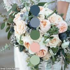 Greens And Blues Wedding Color Palette Spring Summer Olive Green Weddings Peach Wedding Colors Green Wedding Colors
