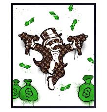 Nov 18, 2020 · rap and hip hop may be been seen by many as just street music, but amidst the number of rap songs about love, sex, guns, and money, there are some that have very powerful verses. Amazon Com Monopoly Man High Fashion Poster Funny Graffiti Wall Art Print Gangster Home Decoration Urban Gangsta Room Decor For Dorm Or Teens Bedroom Glam Luxury Gift For Fashionista