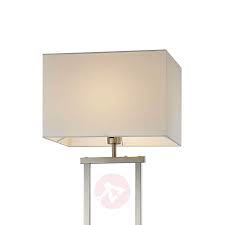 Moderne Led Stehleuchte Sydney Mit Stoffschirm Kaufen Lampenwelt De