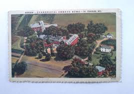 Vintage 1967 Airview Evangelical Emmaus Home St Charles Mo 1 Cent Stamp Historical Color Post Card Old Postcards Stamp Cards