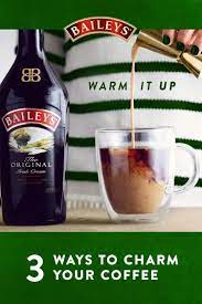 3 Ways To Charm Your Coffee With Baileys Baileys Recipes Drinks Baileys And Coffee Recipe Baileys Recipes