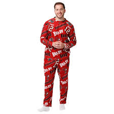 Tampa Bay Buccaneers Nfl Mens Tom Brady Pajama Set