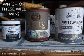 Chalked paint can be distressed to achieve a vintage look that will last. Best Chalk Paint Annie Sloan Rustoleum Or Behr Three Coats Of Charm