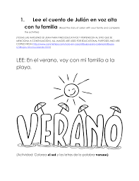 Letras Verano Para Colorear