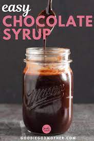 Make Your Own Easy Chocolate Sauce In Minutes This Diy Chocolate Syrup Is Delicious Over Ice Chocolate Syrup Homemade Chocolate Syrup Chocolate Sauce Recipes