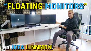 Free delivery and returns on ebay plus items for plus members. Gaming Setup Upgrade Floating Monitors On Ikea Linnmon Youtube