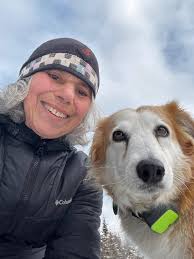 Georgina update! The Waggley Tail Club Roving Ambassador is thriving in  Alaska! What a beautiful life she has with our dearest friends Dave and  Melisse, and her devoted companion Catkin. No matter