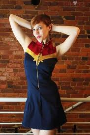 Things We Saw Today A Cute Captain Marvel Dress Marvel Dress Captain Marvel Costume Dresses