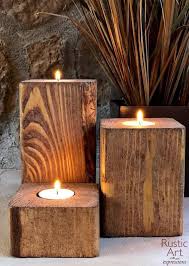 Sold and shipped by christmas central. Pin By Christine Ferch On Decoracion Rustic Candle Holders Candle Holders Rustic Candles