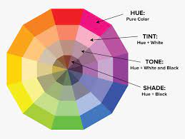 Hue and shade are synonymous, and they have mutual synonyms. Color Wheel Hue Tint Tone Shade Hd Png Download Transparent Png Image Pngitem