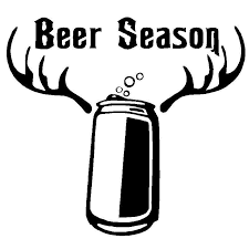 15 2cm 14 1cm Beer Season Funny Vinyl Decals Hunting Drink Deer Hunter Car Stickers Car Styling Decoration Black Sl Funny Vinyl Decals Funny Decals Beer Season