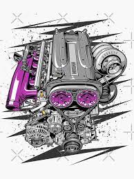 How to draw turbo, turbo the snail, step by step, drawing guide, by dawn. Nissan Rb26 Engine Sticker By Racing Factory Automotive Artwork Jdm Wallpaper Automotive Art