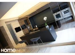 Cette crédence est de type alimentaire ce qui. Cuisine Inox Sur Mesure Evier Mobilier Table Credence Plan De Travail