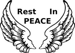 Image result for free clipart rest in peace