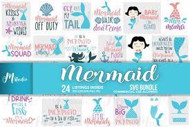 Download Mermaid Svg Bundle 247203 Cut Files Design Bundles