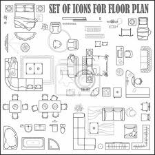 Check spelling or type a new query. Floor Plan Icons Set For Design Interior And Architectural Project Wandposter Poster Weiss Vektor Privies Myloview De