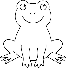 Black And White Outline Cartoon Black And White Outline Frog Clipart Clip Art Outline Animals Google Search Frog Outline Frog Coloring Pages Frog Drawing