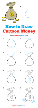 How to draw a dollar sign animals. How To Draw Cartoon Money Really Easy Drawing Tutorial