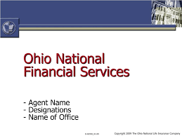 On march 23rd, a very prominent insurance company, ohio national, announced their demutualization and planned merge with a canadian company. Ppt Ohio National Financial Services Powerpoint Presentation Free Download Id 2833053
