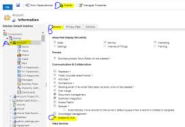 Enabling Service Level Agreements In Dynamics 365 From