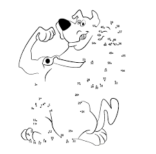 De tekening van het kind. Nummertjes Verbinden Hond Tekening Punttekeningen Kleurplaat Cijfers Verbinden Tot 100 Met Een Papier Met Grote Letters Erbij Dat Je Ook Een Jun Daiki Makino