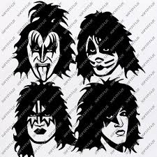 Download Kiss Band Gene Simmons Svg File Kiss Svg Design Clipart Svg Kiss Band Png Kiss Band Vector Graphics Svg For Cricut For Silhouette Svg Eps Pdf Dxf Png Silhouette Svg Vector Graphics Svg