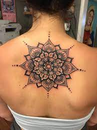 Mandala Upper Back Tattoo Shouldertattoosmandala Mandala Tattoos For Women Trendy Tattoos Mandala Tattoo Back