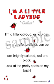 I M A Little Ladybug Songs And Music Channel The Lesson Box Classroom Songs Preschool Songs Kids Poems