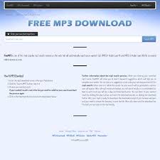 Afterwards, you can become a free member by going to the application that lands on the screen. Freemp3 Free Mp3 Download