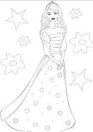 Coloriage a imprimer pour les enfants,des centaines de coloriages à imprimer classés par thème. 22 Dessins De Coloriage Princesse Barbie A Imprimer