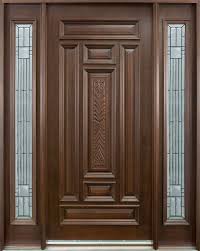 Beautiful main entrance door design: Custom Entry Door Solid Wood Classic Collection Single With 2 Sidelites Gd 095 2sl Main Door Design Wood Front Entry Doors Wooden Door Design