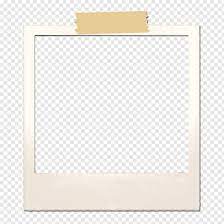 Polaroid Frame Png Polaroid Square White Frame Png Bingkai Foto Bingkai