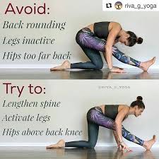 Image By Yogaalignment Ardha Hanumanasana Half Monkey Pose Half Front Splits Pose Repost Riva G Yo Yoga For Beginners Workout For Beginners Yoga Tips