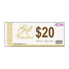 Explore the best info now. Aeon Gift Voucher Usd 20