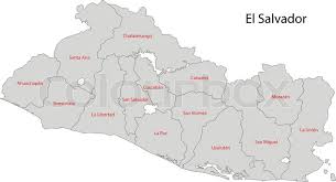 Izmantojiet kartes funkcijas, lai tuvinātu. El Salvador Karte Stock Vektor Colourbox