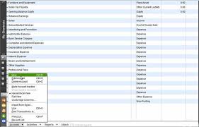 Working With The Quickbooks Pro 2013 Chart Of Accounts