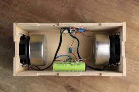 Make Your Own Simple Cheap Portable Bluetooth Speaker Bluetooth Speakers Portable Diy Bluetooth Speaker Speaker Projects