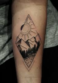 30 Ideas Tattoo Ideas Symbols Meaningful For 2019 Geometric Tattoo Geometric Mountain Tattoo Sleeve Tattoos