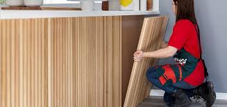 How To Create A Dowel Timber Feature Wall Bunnings Warehouse Timber Feature Wall Timber Wall Panels Diy Wood Wall Paneling