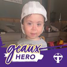 This week's Our Lady of the Lake Health Geaux Hero is Maverick Green!  Maverick was transferred to the Newton & Betsy Thomas Family Center for  Newborn & Infant Intensive Care at @ololchildrens