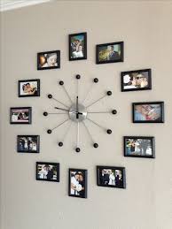 Picture Frames Collage Wall Ideas Duvar Saati Oturma Odasi Fikirleri Dekor
