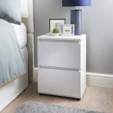 norsk table chevet blanc glossy en 2021 table de chevet blanche chevet blanc table de chevet