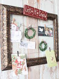 Just make sure to take the time to find the straightest boards you can like i share in this beginners guid to buying lumber. Make Your Own Christmas Holiday Card Holder With A Frame Christmas Card Holders Christmas Diy Holiday Cards