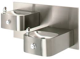 drinking fountains and service sinks in